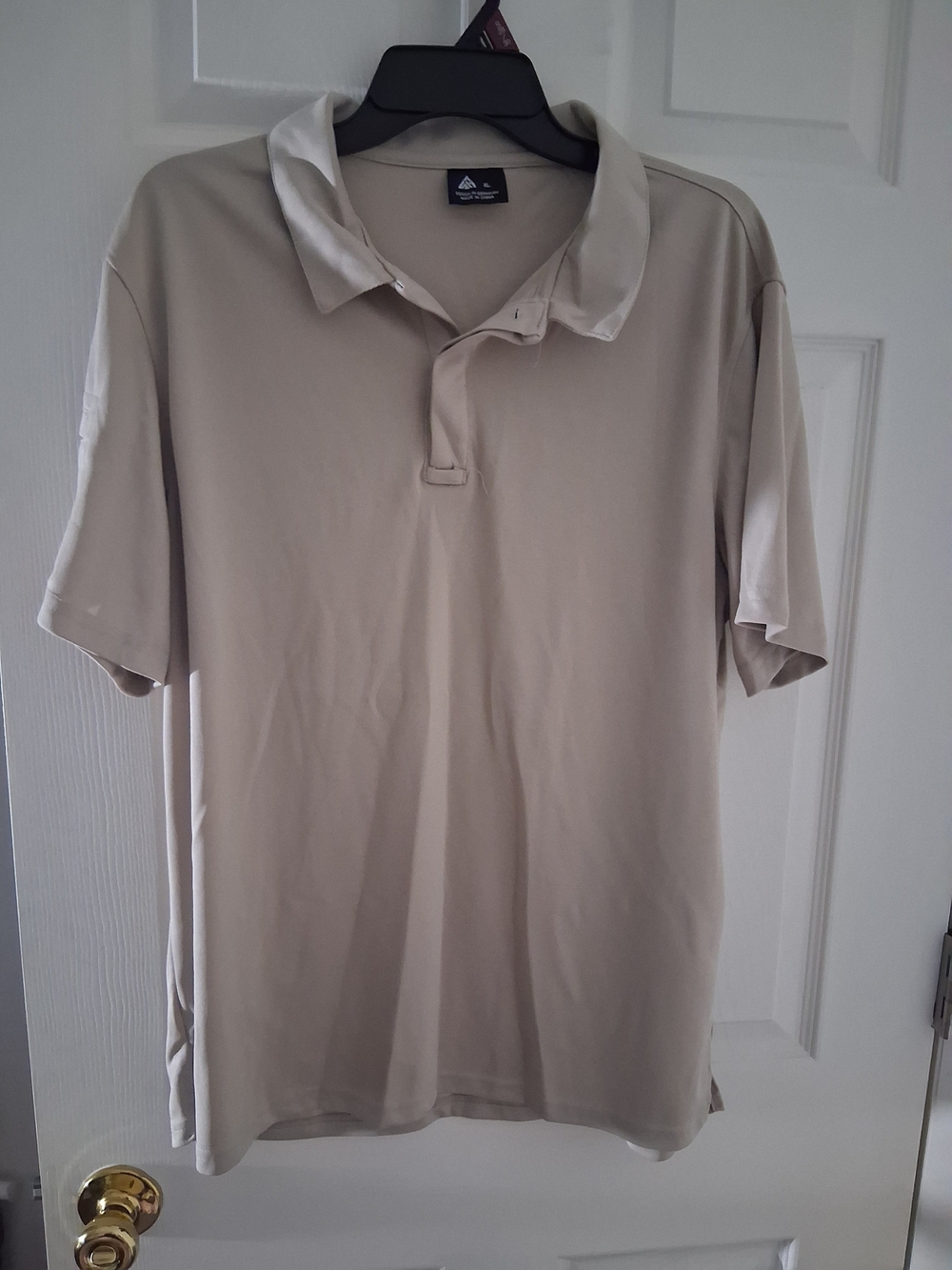 Men's Light Beige Polo Shirt